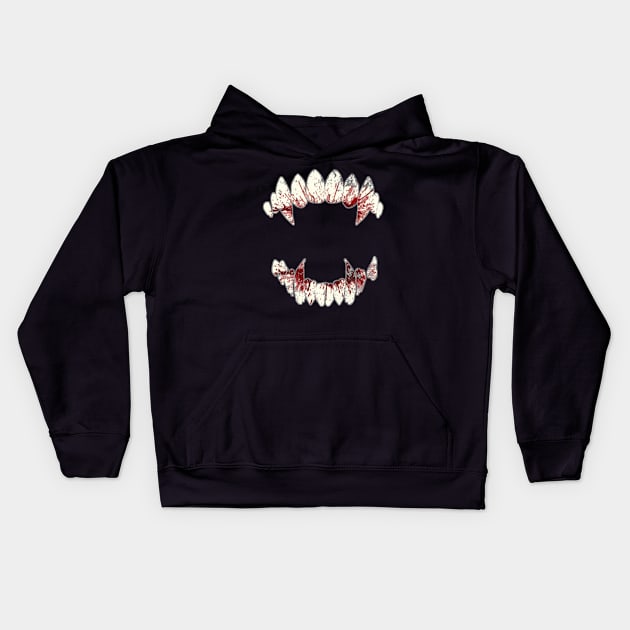 With Teeth Kids Hoodie by Evidence of the Machine